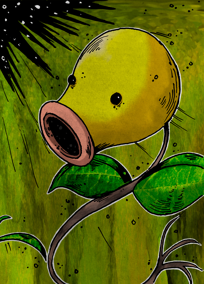Bellsprout Tree #069: Bellsprout by KeenKris on DeviantArt