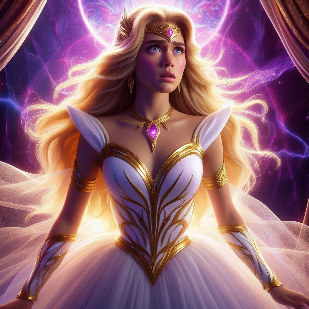 She Ra Human She-Ra trapped in the void by KickingNick on DeviantArt
