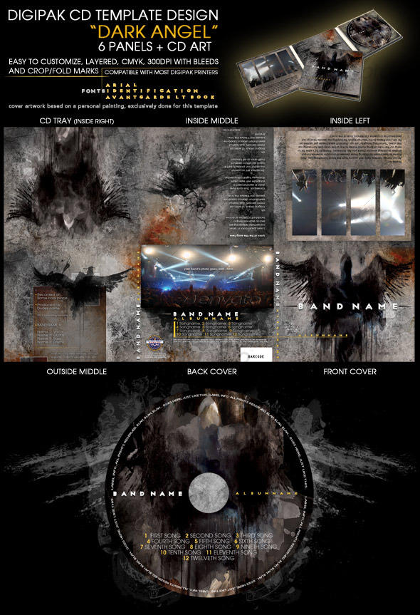 Locket Cd Design Professional CD booklet design - PSD by theaxart on DeviantArt