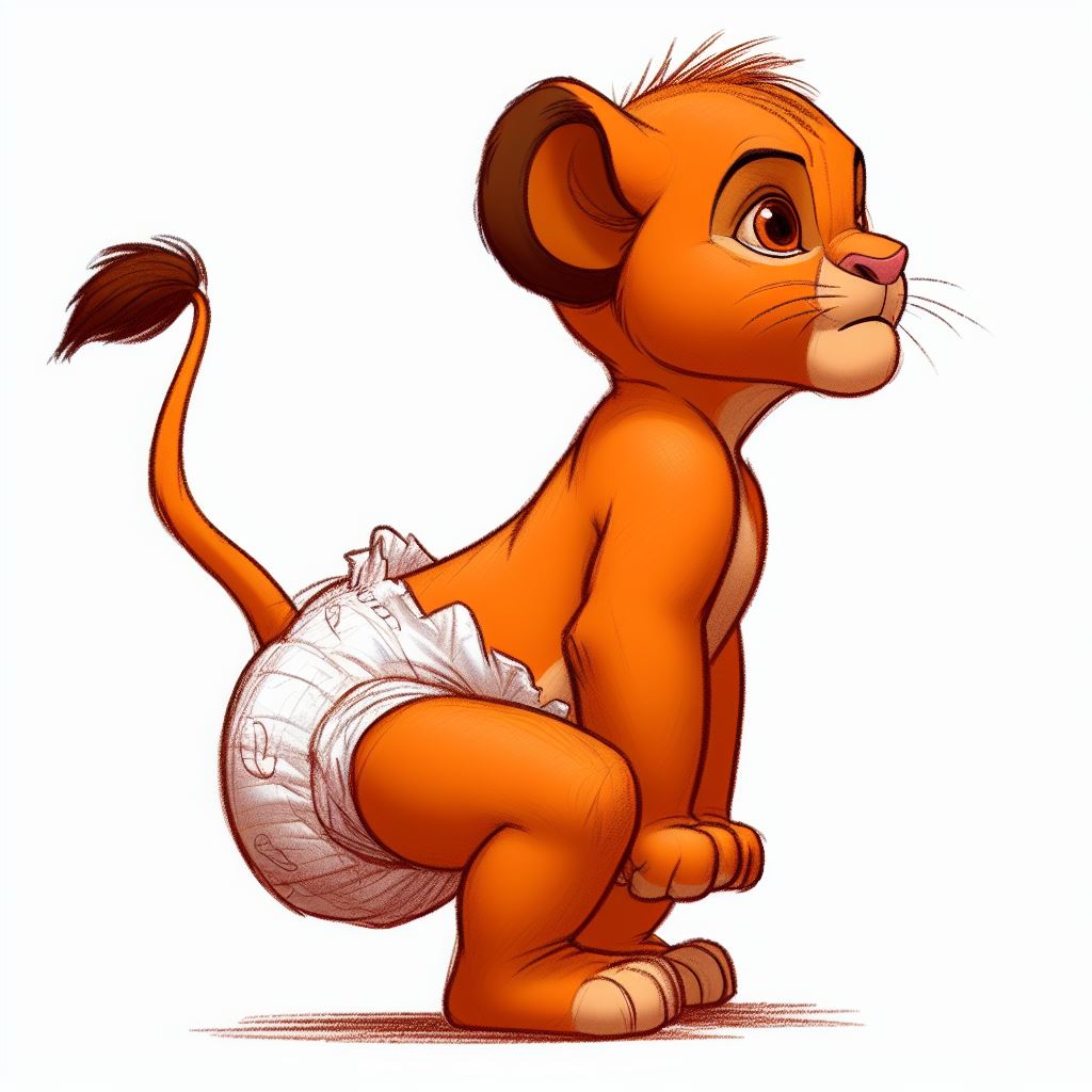 own babyfur character Toni the lion cub by Ville98 on DeviantArt