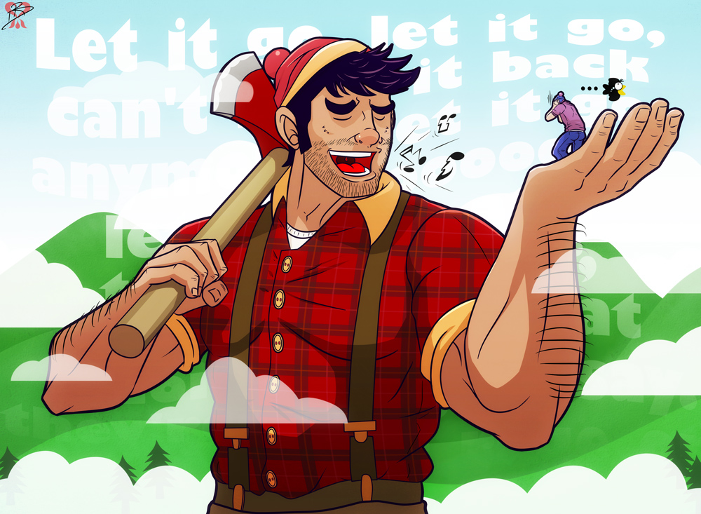 Paul Bunyan singing