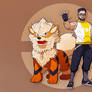 Pokemon +Manticore and Arcanine+