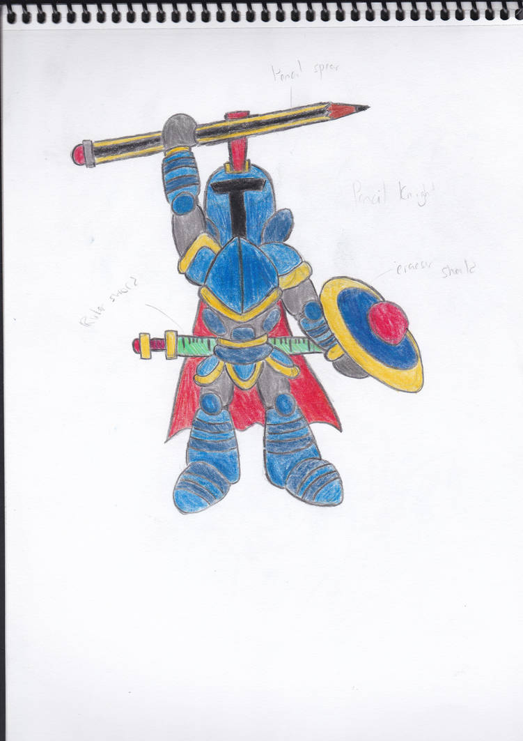 Pencil Knight by Nitro-Striker on DeviantArt