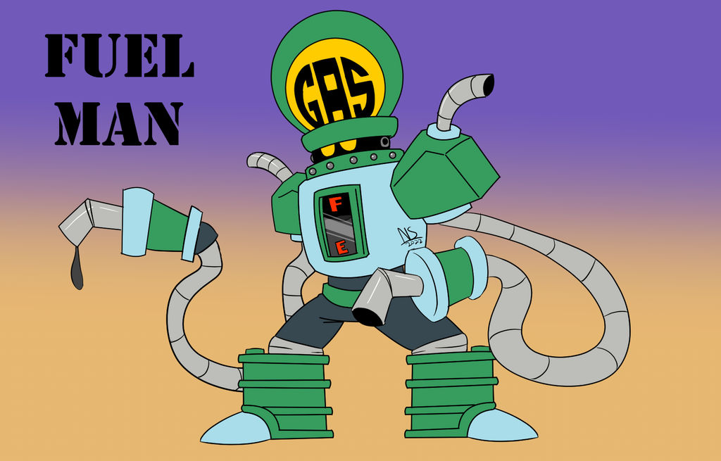 Gas Version Deviantart Fuel Man by Nitro-Striker on DeviantArt