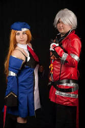 Blazblue cosplay Ragna and Noel