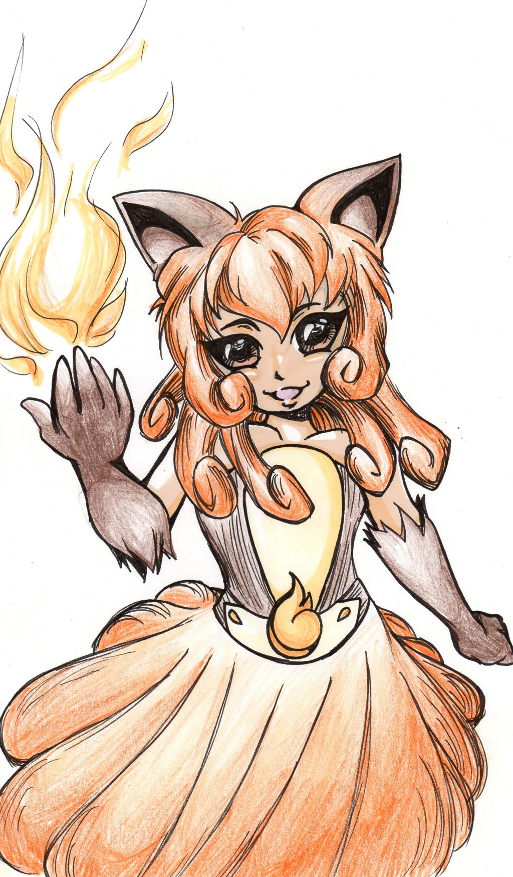 Vulpix Human - Pokemon by Ayareturn on DeviantArt
