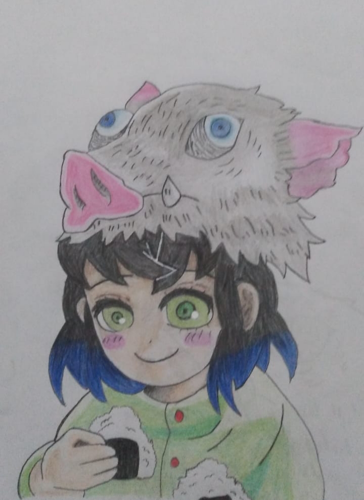 Inosuke Hashibira (colorful) by Joodeviant on DeviantArt