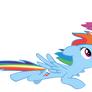 Rainbowdash and Scootaloo Flying Vector