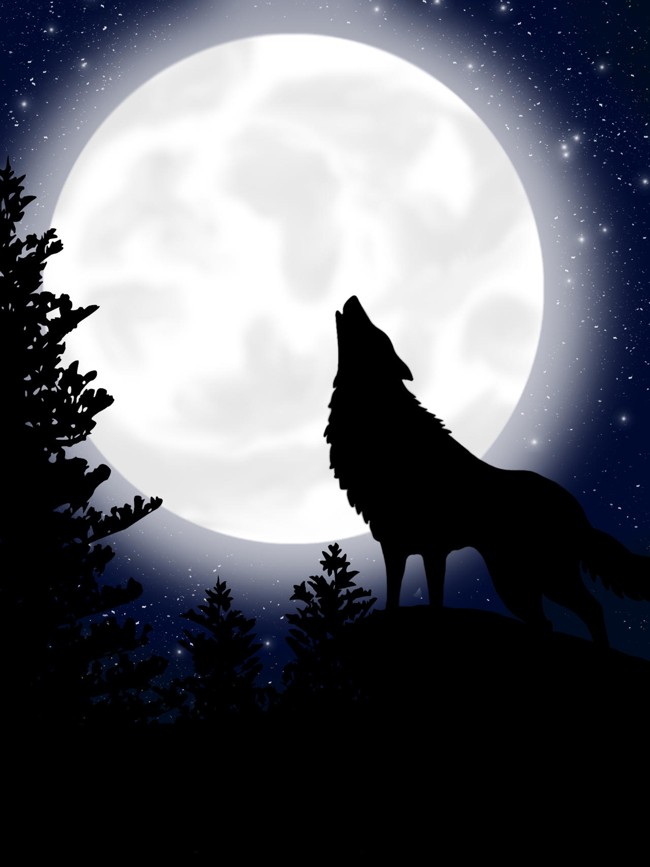The Howling Wolf by Mickwerg on DeviantArt