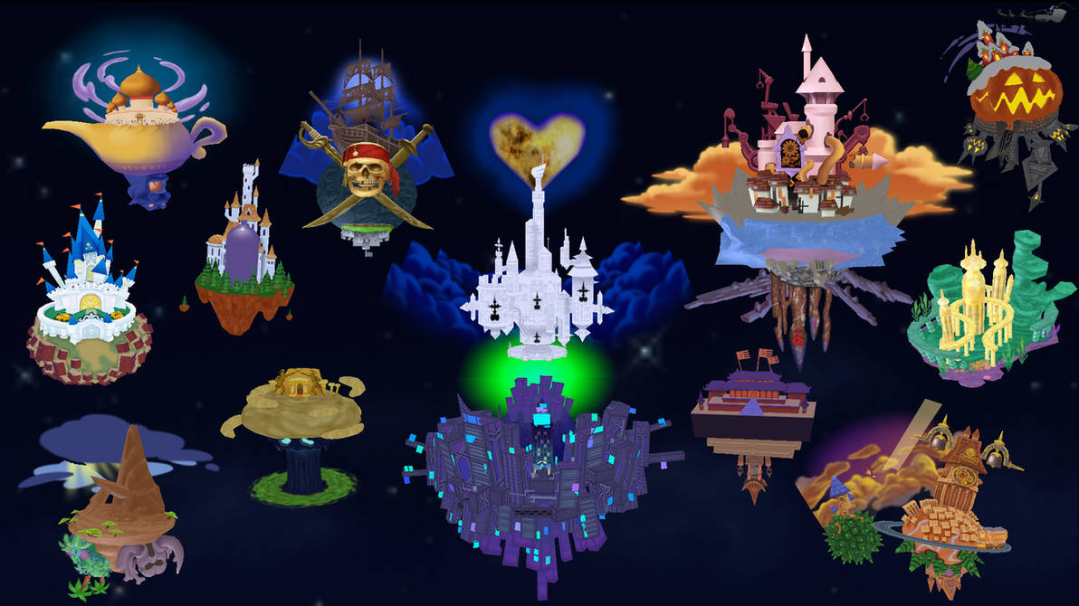 KH2 Overworlds | Download by whitepaopu