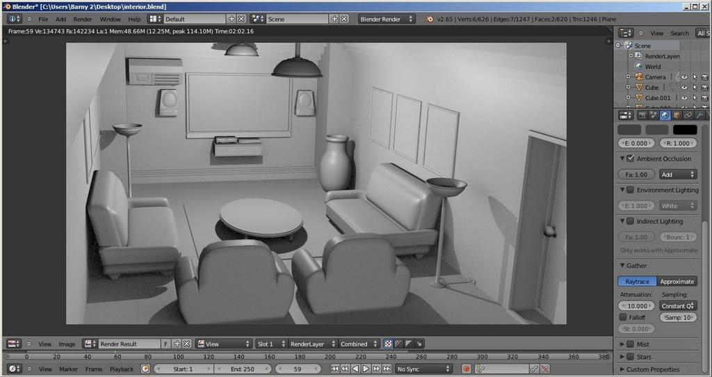 Interior Test Design by barn79 on DeviantArt