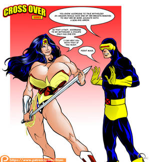 Cross Over  Wonder Woman and Cyclops