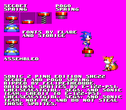 S2PE (SHC22) Secret and Pogo Spring Sprites by FelipeElDude on DeviantArt