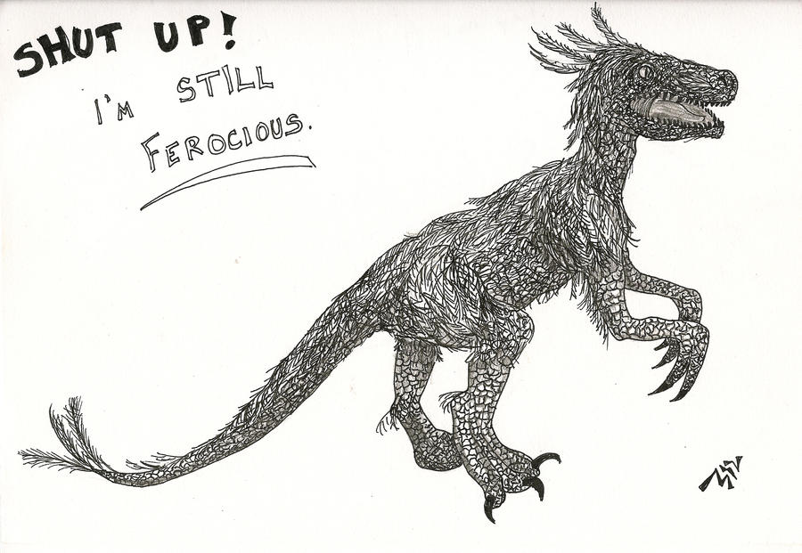 Fuzzy Raptor Feathered Velociraptor by WaxandFeathers on DeviantArt