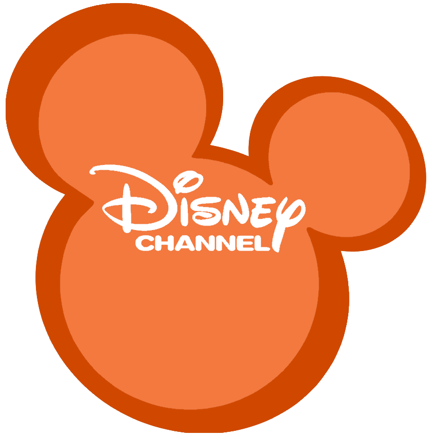 Disney Channel Logo Rounded Disney Channel Full Logo Orange by cecdisney46 on DeviantArt