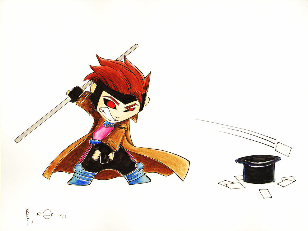 Chibi Gambit by RickBas on DeviantArt