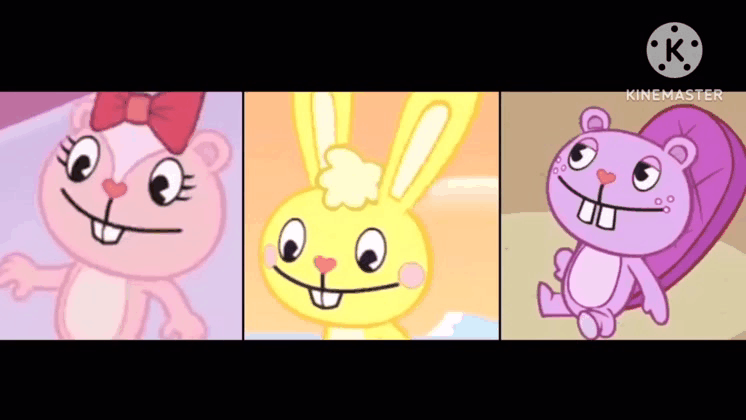 Happy Tree Friends Giggles Cuddles And Toothy Gif by stefani2505 on ...