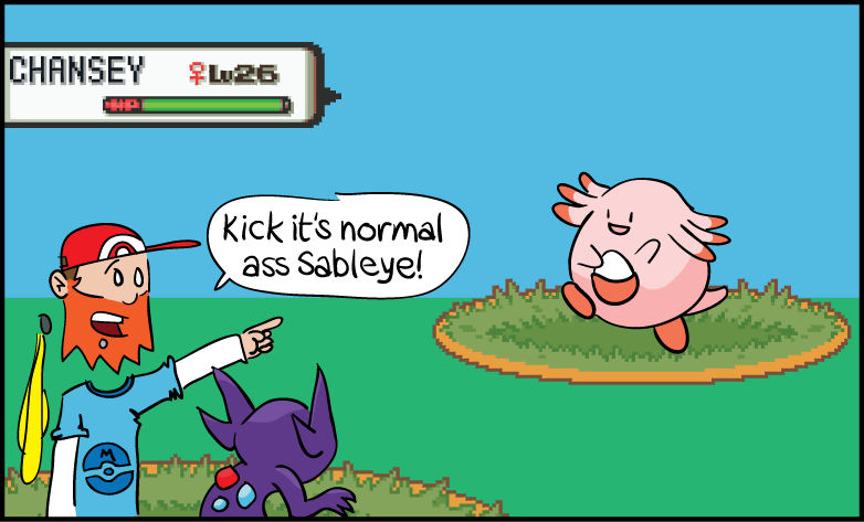 PokeBattle: Sableye vs Chansey