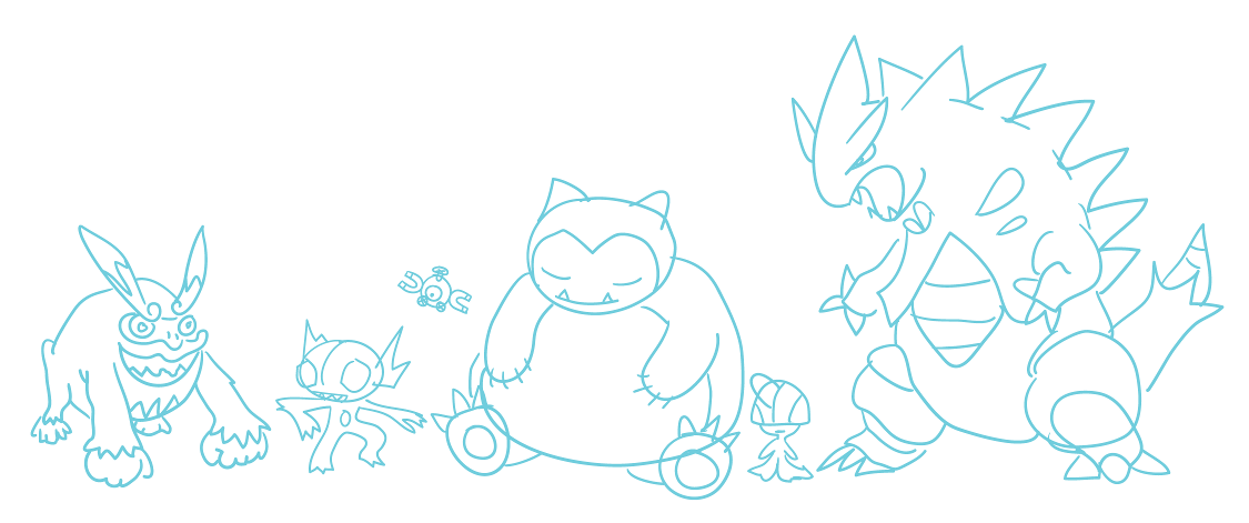 Pokemon Team Doodles