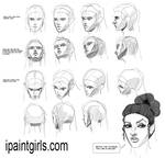 Heads faces angles tutorial