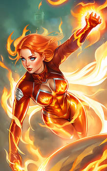 What if the Human Torch were Female