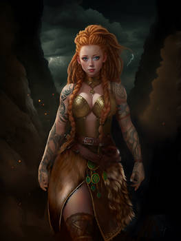 Thrud   from God of War daughter of Thor