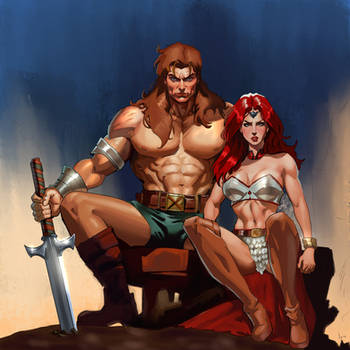 Conan and Red Sonja color