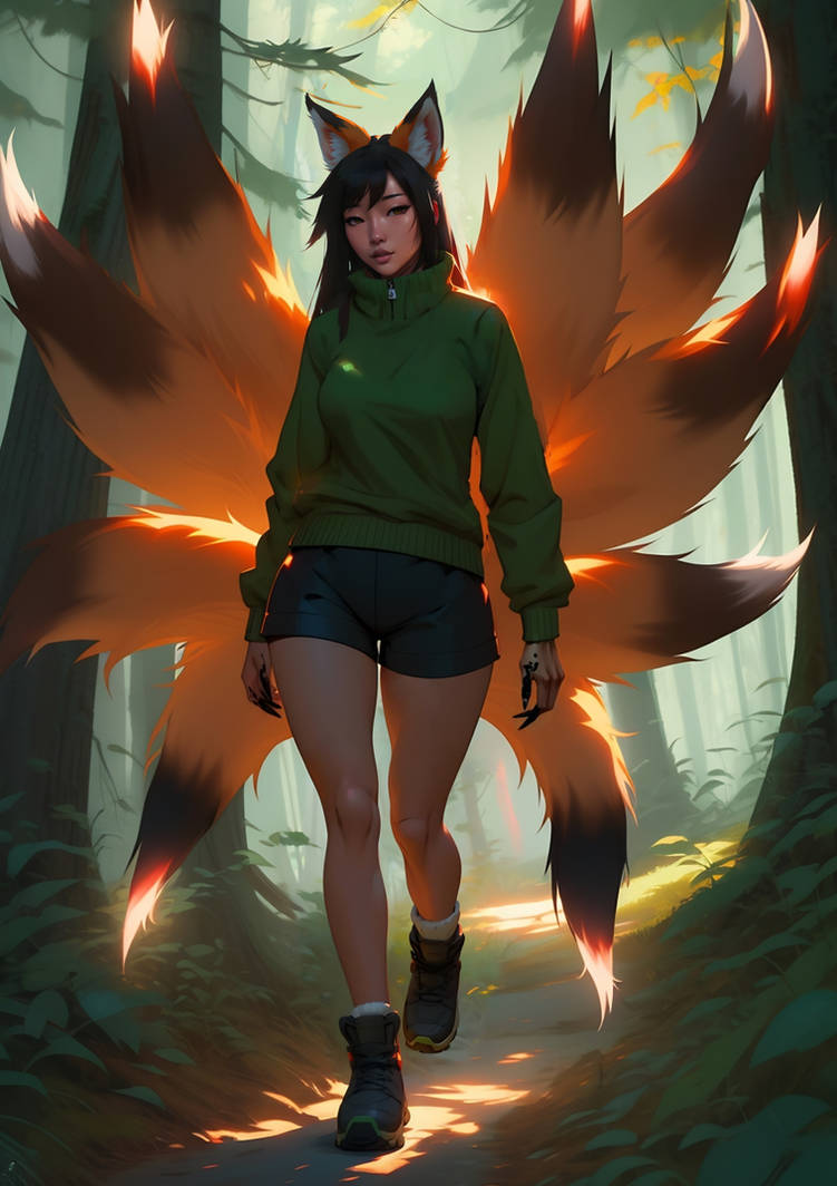Mega 9 Tails 9 Tails by MasterPaintingNowcom on DeviantArt