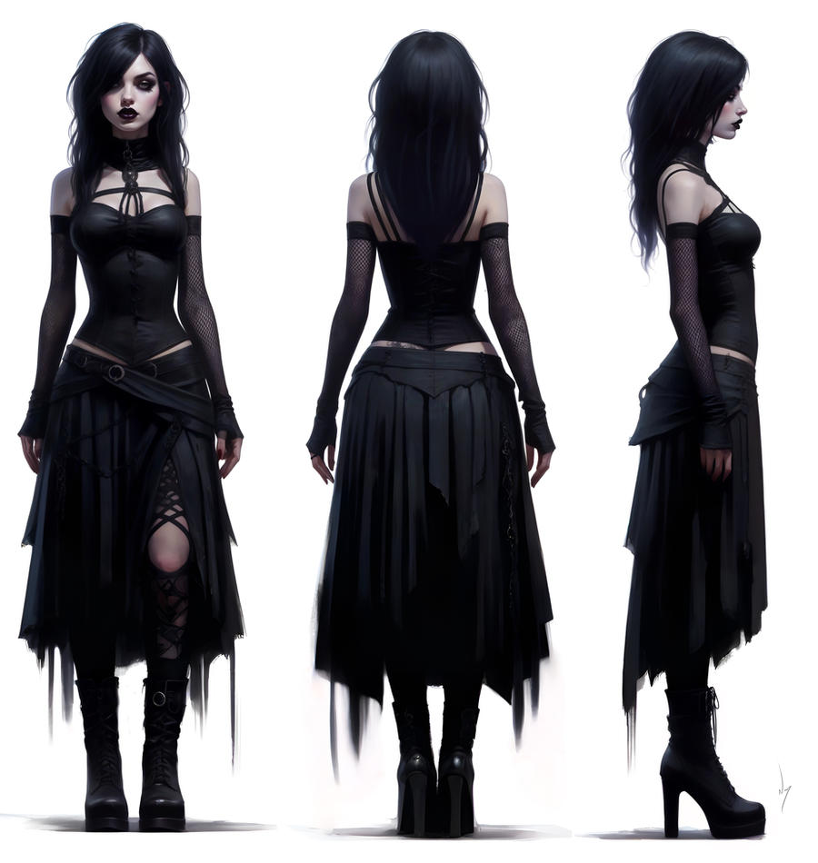Goth design by MasterPaintingNowcom on DeviantArt