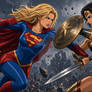 Supergirl Vs Wonder Woman