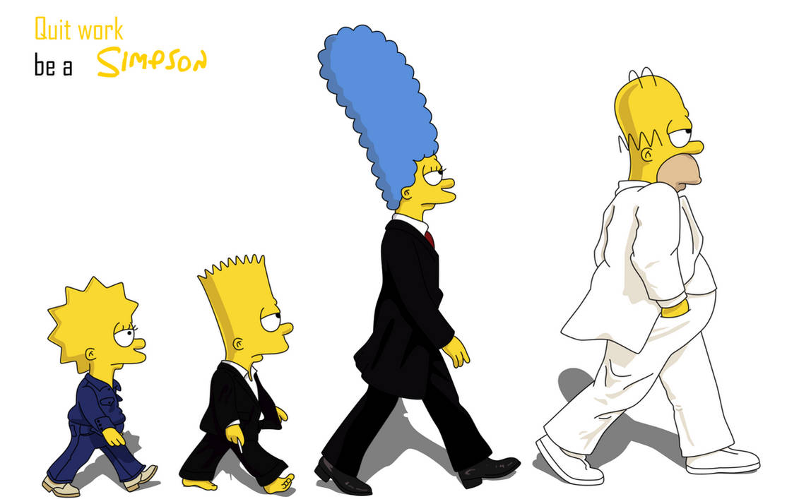 Quit Work Be A Simpson by UltimateRT