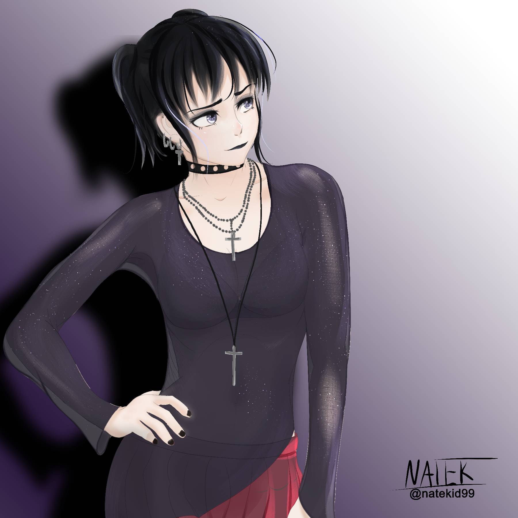 photo Mikasa Goth Official Art goth mikasa by natekid99 on deviantart