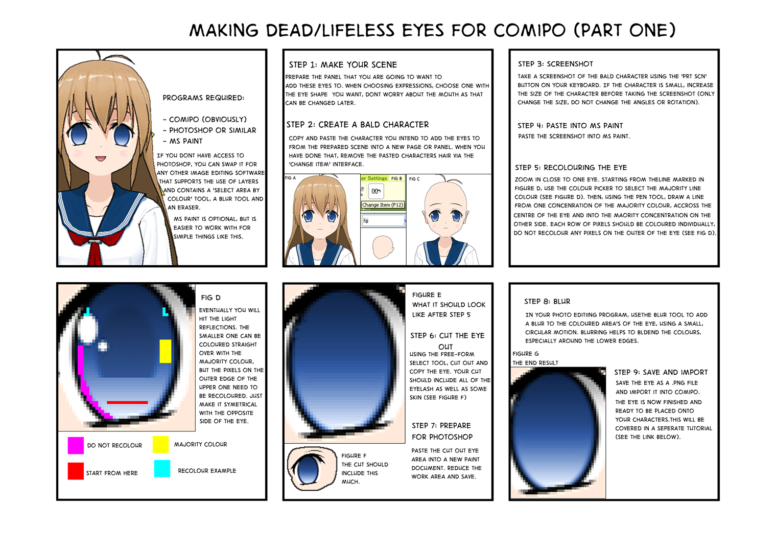 How to make lifeless eyes for ComiPo -part one- by TheSpectre77 on