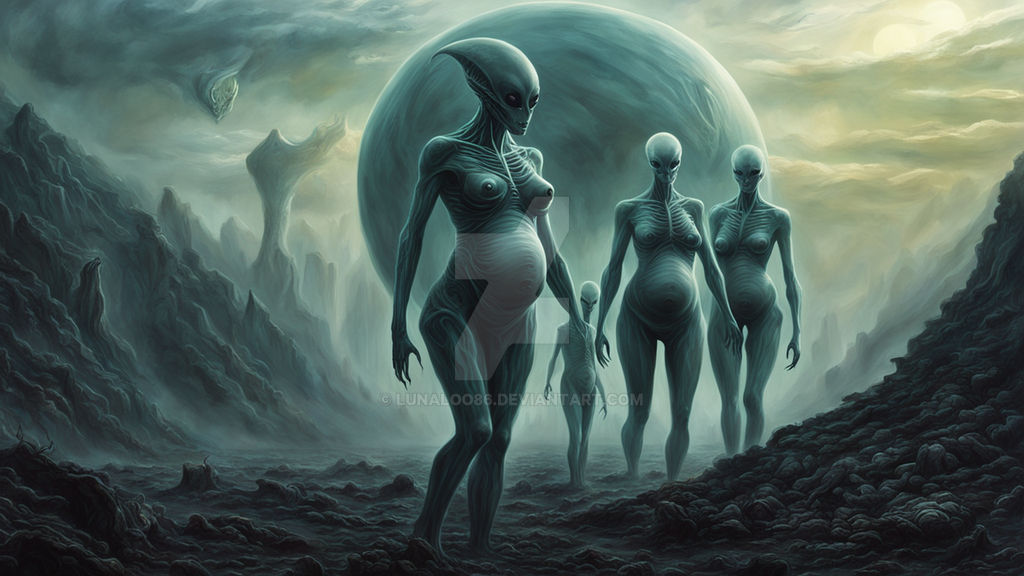 Deviantart Alien Types Aliens by lunaloo86 on DeviantArt