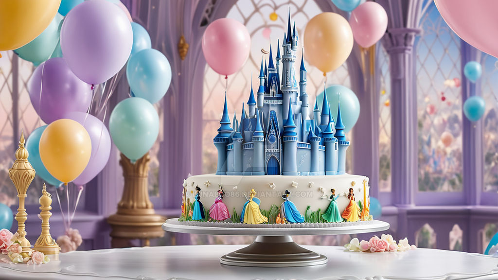 Disney Cake by lunaloo86 on DeviantArt