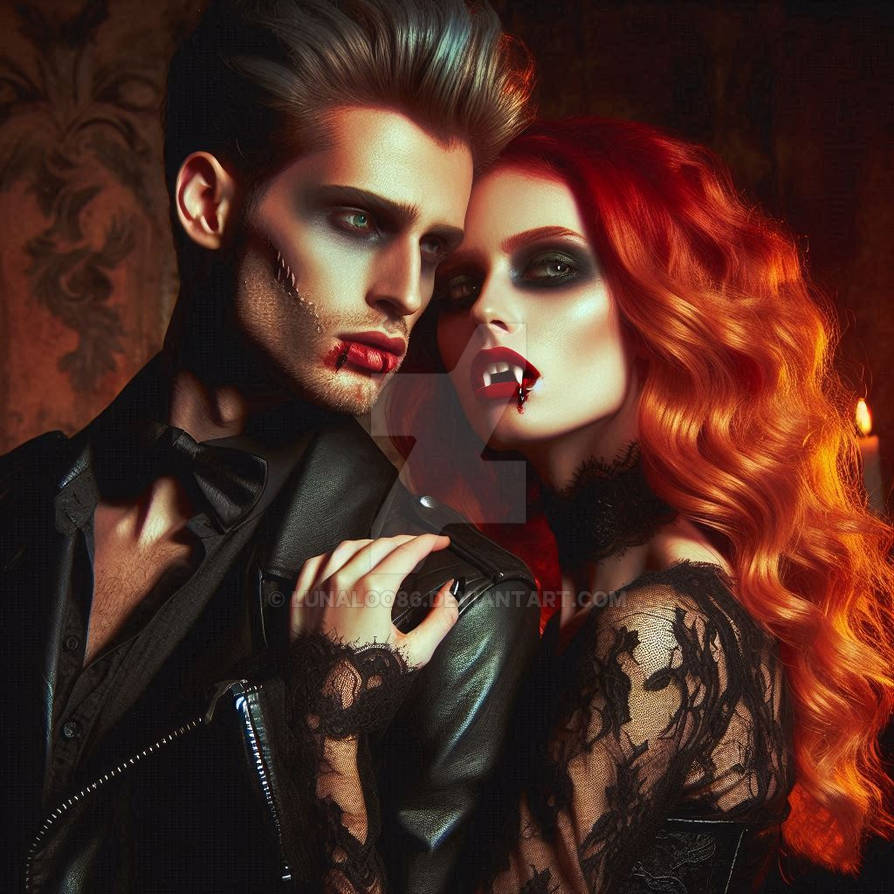 Julius Vampire Vampire couples: Julius and Ember by lunaloo86 on DeviantArt