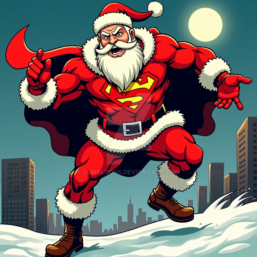 Hyper Santa Super Santa by lunaloo86 on DeviantArt