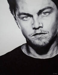 Fingerprint Portrait of Leonardo DiCaprio