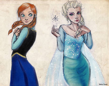 Anna and Elsa