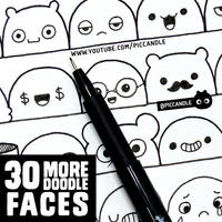 30 More Faces/Expressions to Doodle