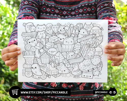 Doodle Coloring Page