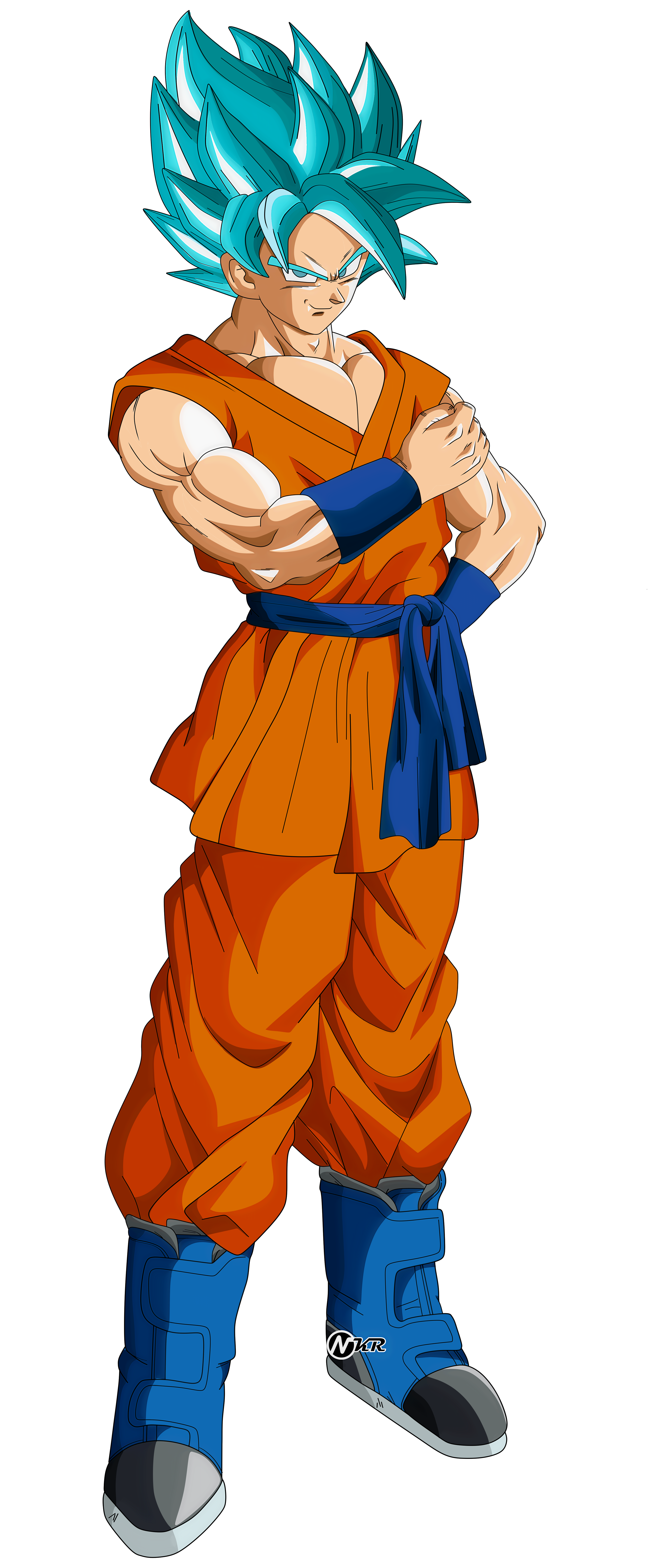 goku ssj blue by naironkr on DeviantArt