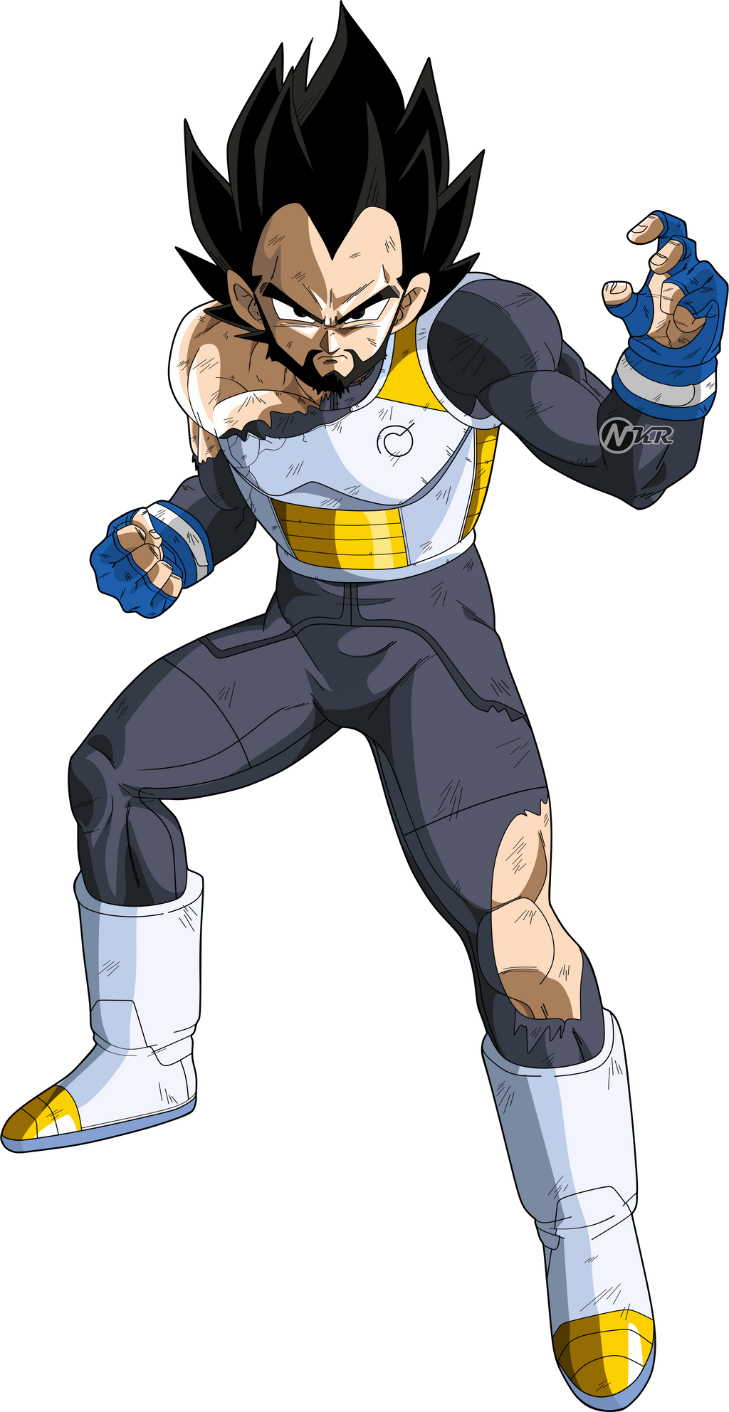 vegeta beard