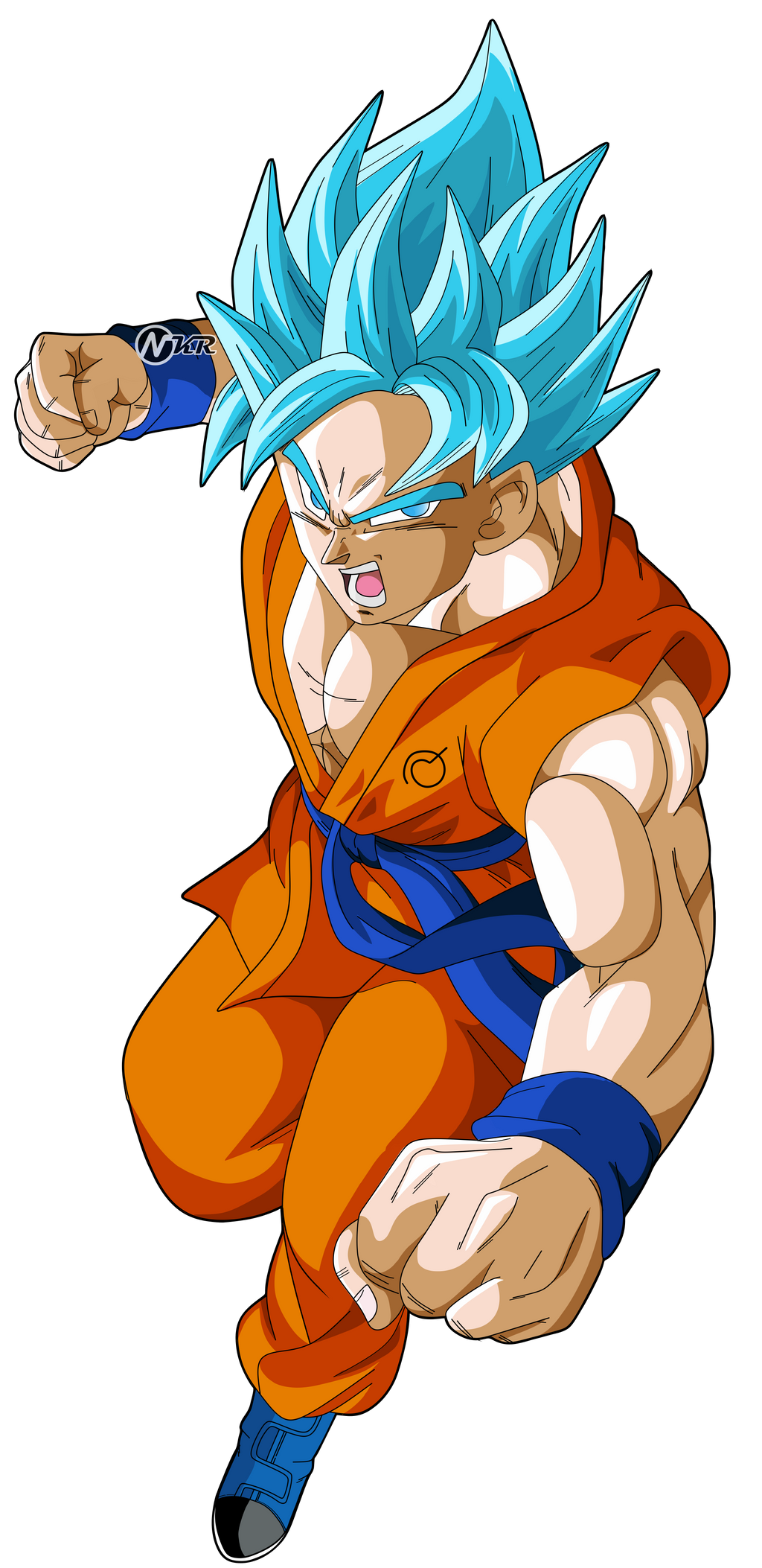 Goku Azul PNG - Imagem de Goku Azul PNG em Alta Resolução