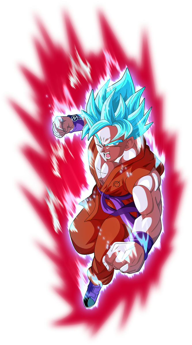 Goku SSJ Blue Kaioken #3 by SaoDVD on DeviantArt
