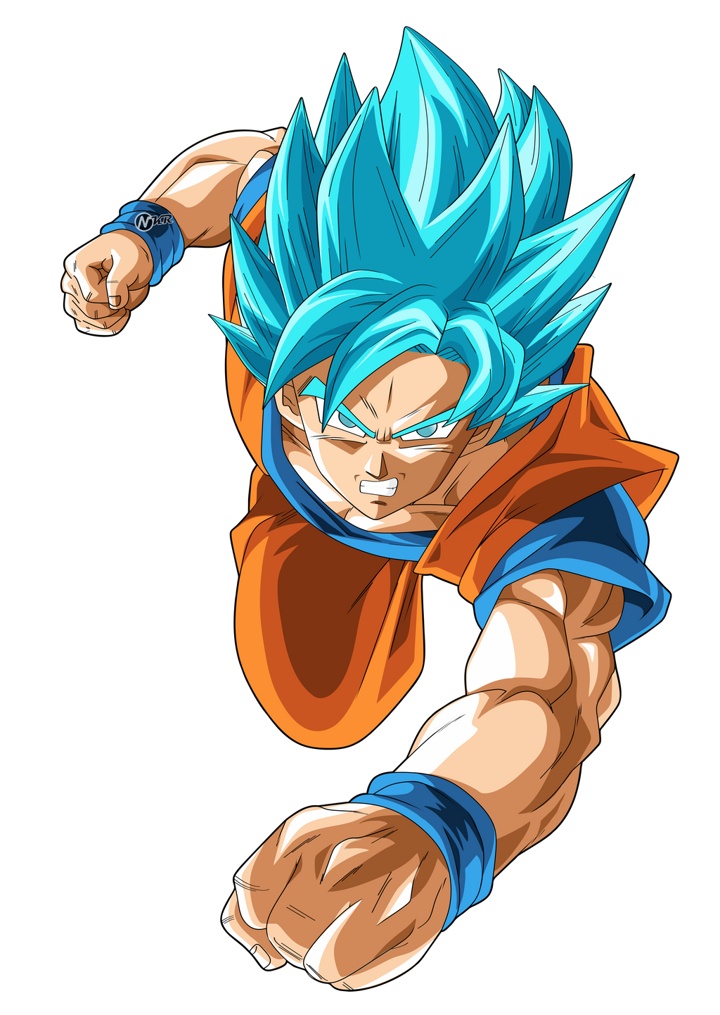Goku Super Saiyan Blue Kaioken by ChronoFz on DeviantArt
