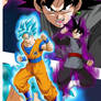 dragon ball super poster goku vs black 2