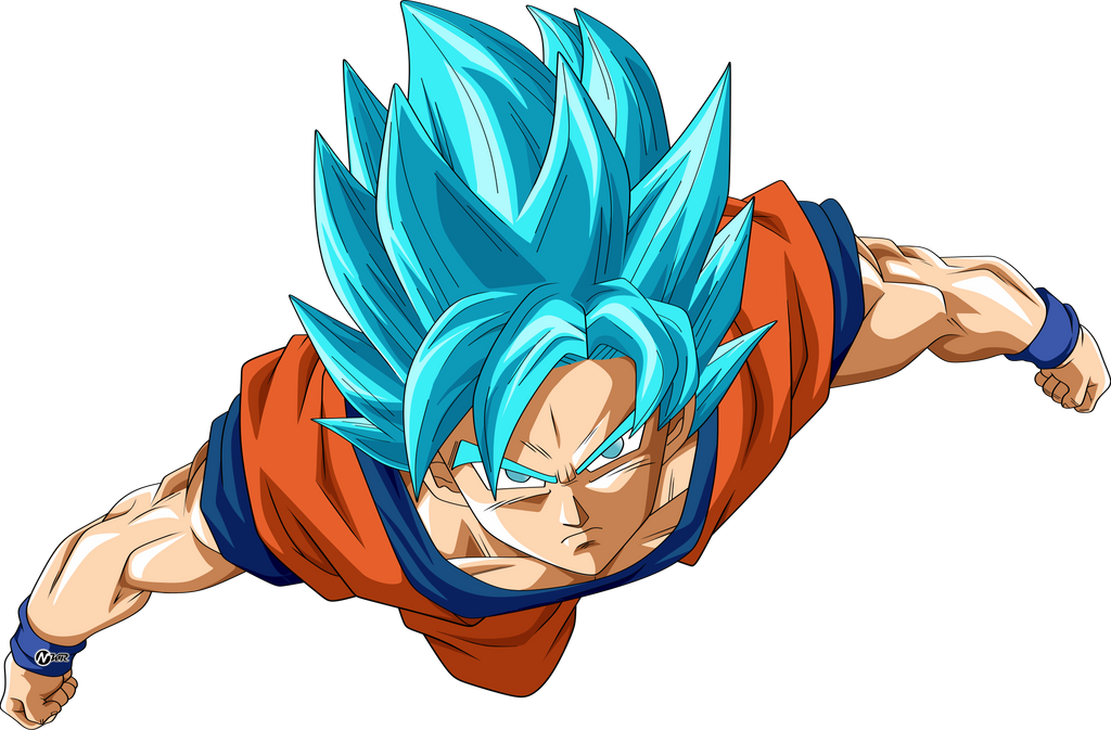 Goku ssj blue by naironkr on DeviantArt Goku ssj blue by naironkr on DeviantArt