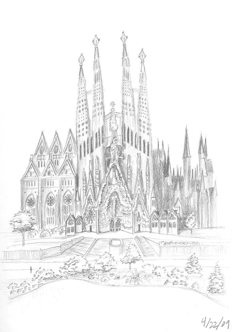 La Sagrada Familia by justinlibra on DeviantArt