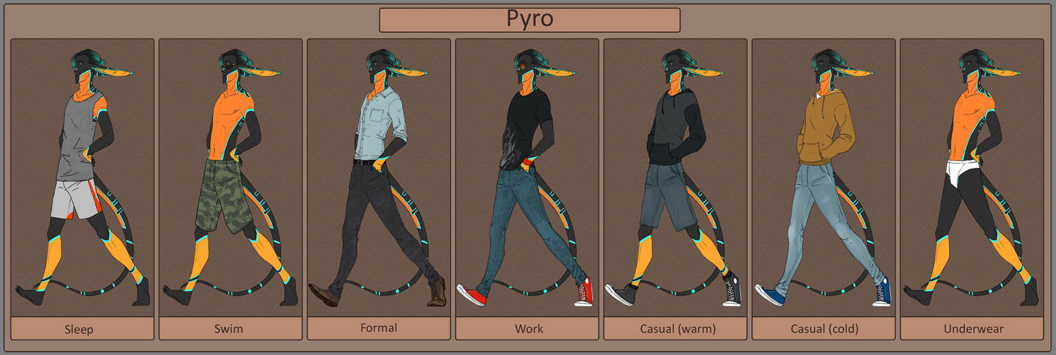 Pyros clothes by bolthound on DeviantArt